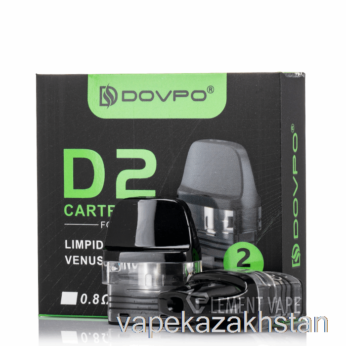 Vape Kazakhstan Dovpo D2 Limpid Replacement Pods 0.8ohm D2 Pods